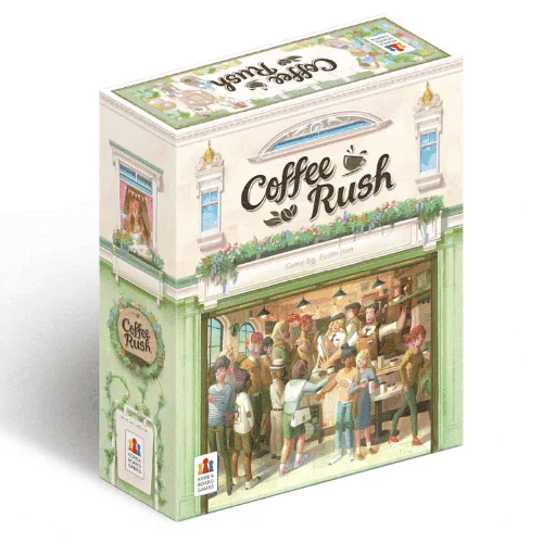 Sub 30 minute - Coffee Rush joc comenzi barista cesti fizice ingrediente Korea Boardgames