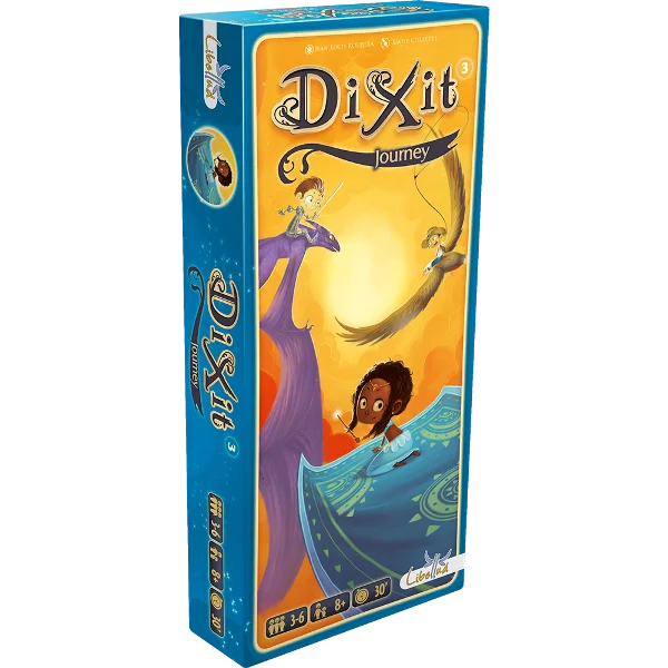 Deductie - Dixit Journey extensie joc de societate in limba romana - cutia extensiei cu 84 carti ilustrate de Xavier Collette
