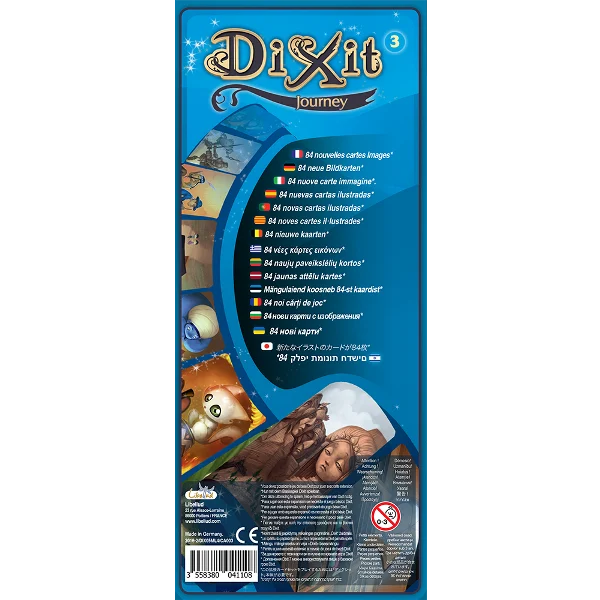 Dixit Journey extensie joc de societate in limba romana - cutia extensiei cu 84 carti ilustrate de Xavier Collette [2]
