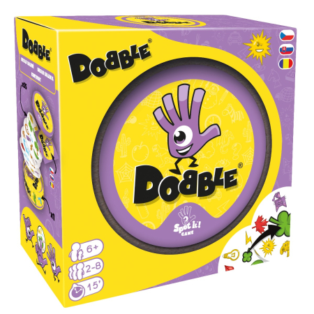 Dobble joc rapiditate simboluri comune carti rotunde Asmodee limba romana [0]