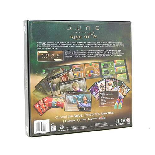 Dune Imperium Rise of Ix extensie joc de societate in limba engleza - cutia extensiei cu jetoane de tehnologie si dreadnoughts [3]
