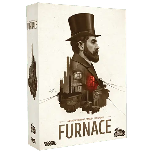 30-60 minute - Furnace eurogame licitatie engine building revolutie industriala Arcane Wonders