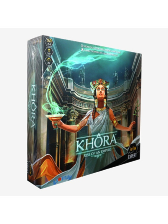 Jocuri de comert si economie - Khora Rise of an Empire eurogame Grecia Antica zaruri actiuni IELLO Kennerspiel