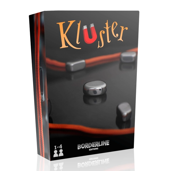 Sub 30 minute - Kluster joc magnetic de indemanare in limba engleza- cutia jocului si pietrele magnetice cu sfoara