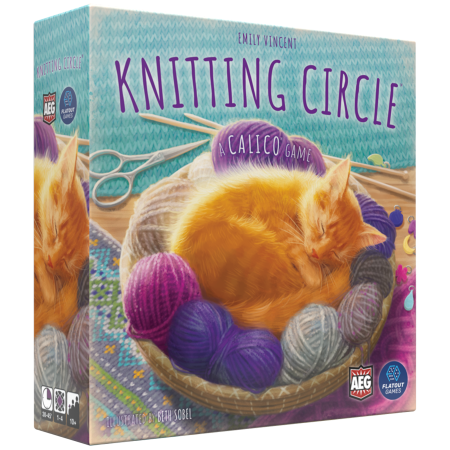 Animale - Knitting Circle puzzle spatial fire lana haine tricotate Flatout Games AEG