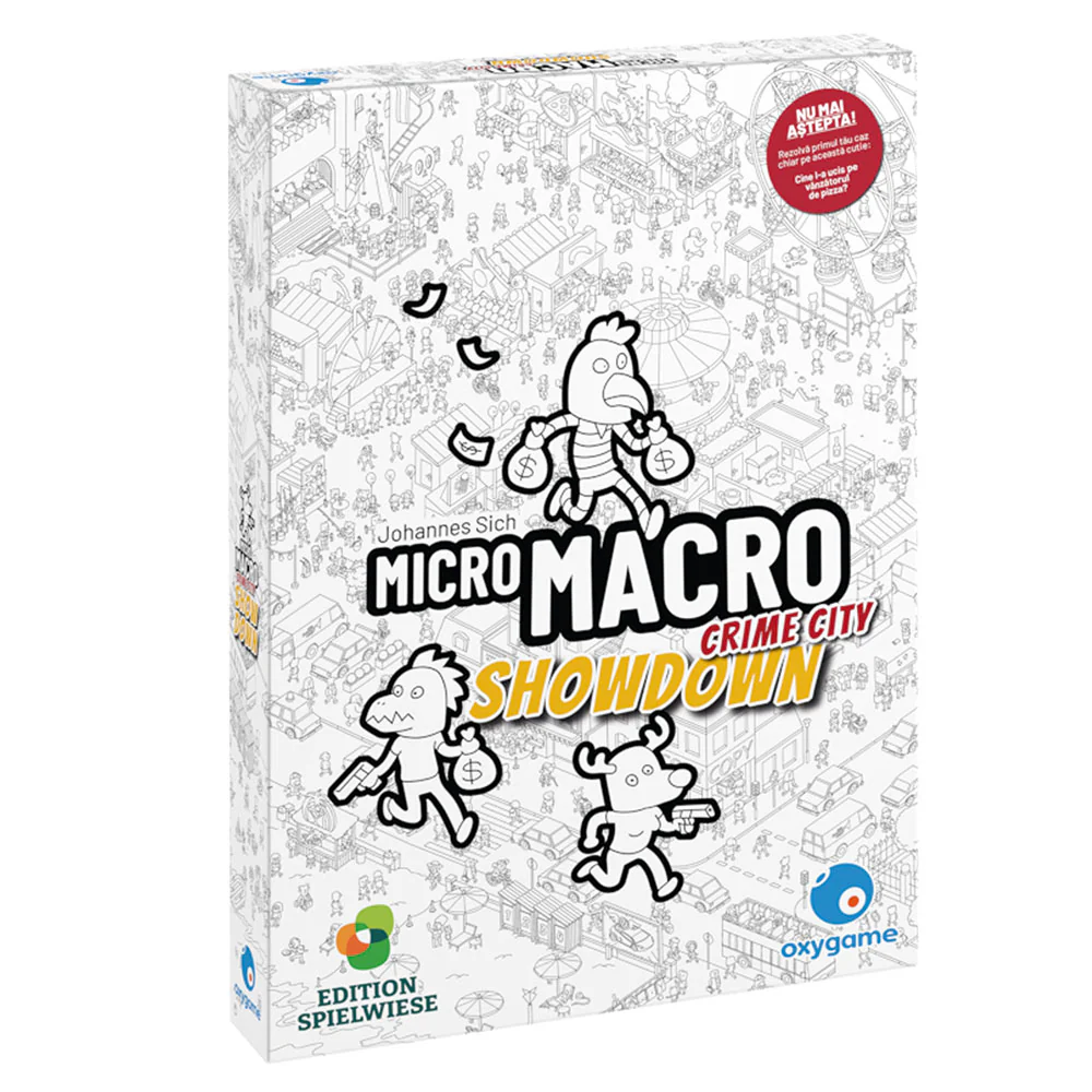 Sub 30 minute - MicroMacro Crime City Showdown joc detectiv cooperativ RO
