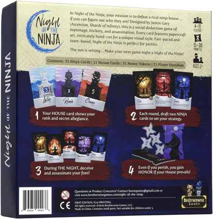 Night of the Ninja deductie sociala fara moderator ninja Brotherwise Games [1]