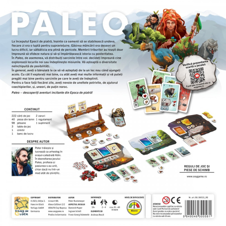 Paleo cooperativ Epoca Piatra trib mamut Hans im Gluck Oxygame romana Kennerspiel [1]