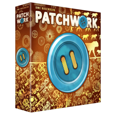 Abstract - Patchwork puzzle spatial poliomino nasturi 2 jucatori Uwe Rosenberg limba romana