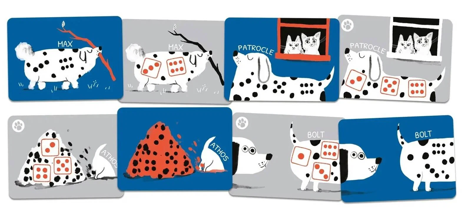 Pete Spots joc zaruri press your luck caini adorabili CMYK Games John Bond [1]
