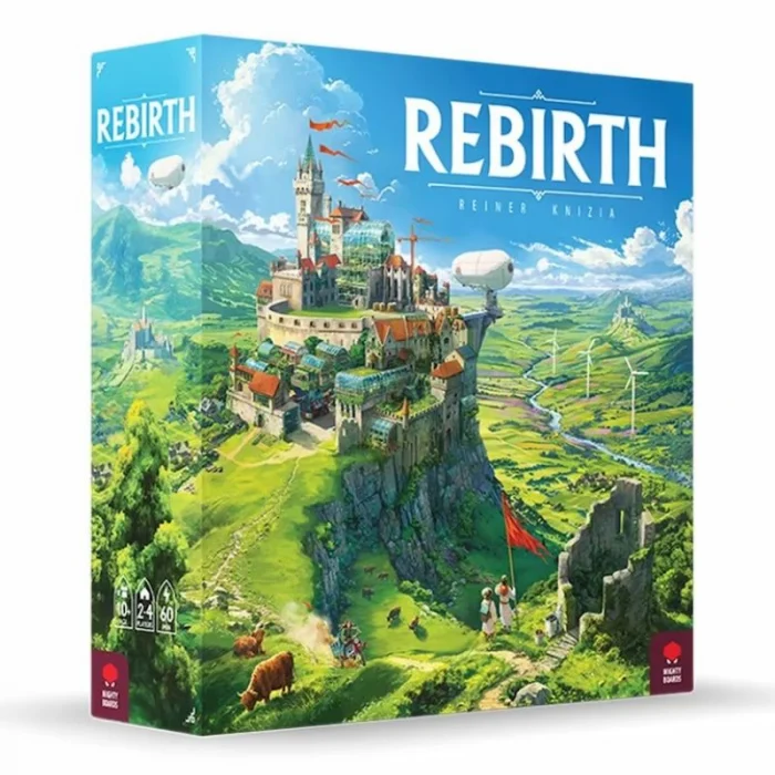 Fantasy - Rebirth joc de societate plasare piese castele Mighty Boards EN