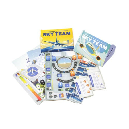 Sky Team joc cooperativ 2 jucatori in limba engleza - cutia jocului si panoul de control [1]