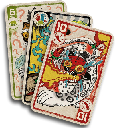 Spicy joc bluff carti fata jos finisaj auriu ilustratii coreene HeidelBAR Games [2]