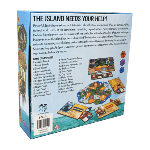 Spirit Island cooperativ complex spirite puteri unice invadatori Greater Than Games [1]