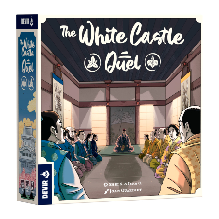 The White Castle Duel joc societate eurogame 2 jucatori Devir Himeji