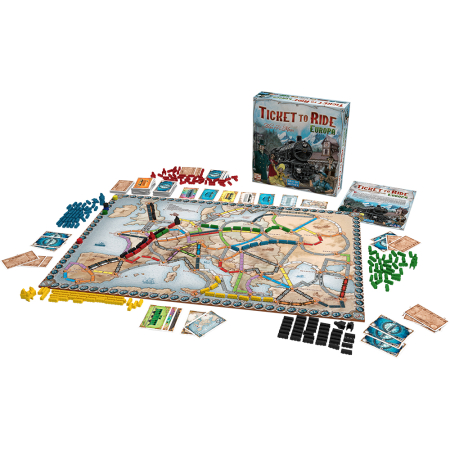 Ticket to Ride Europa joc rute feroviare Days of Wonder limba romana familie [2]