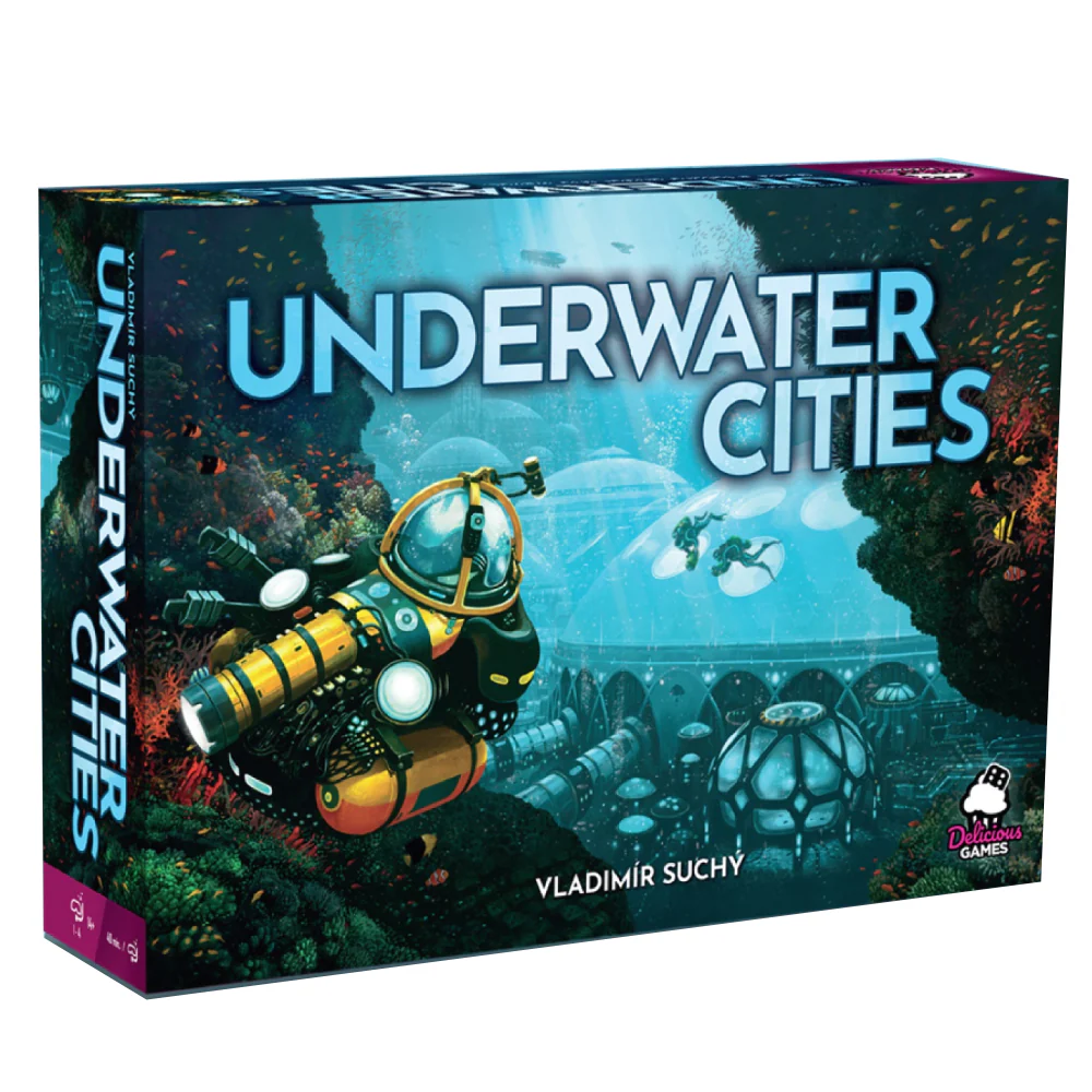 Jocuri de Societate - Underwater Cities worker placement engine building civilizatie subacvatica Vladimir Suchy