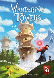 Wandering Towers joc cursa tactic vrajitori turnuri Capstone Games Kramer Kiesling [1]
