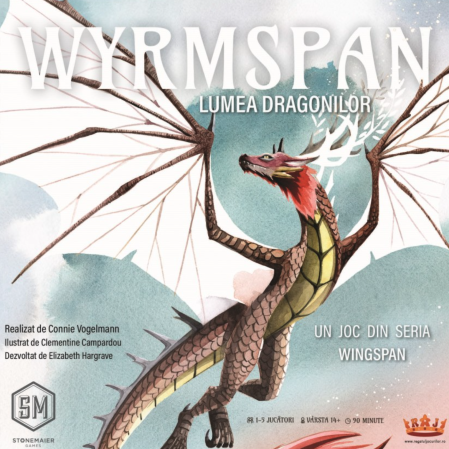 Animale - Wyrmspan engine building dragoni pesteri Stonemaier Connie Vogelmann Clementine Campardou