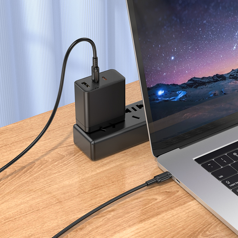Cablu Borofone BX111, USB-C la USB-C, 1m, negru [4]