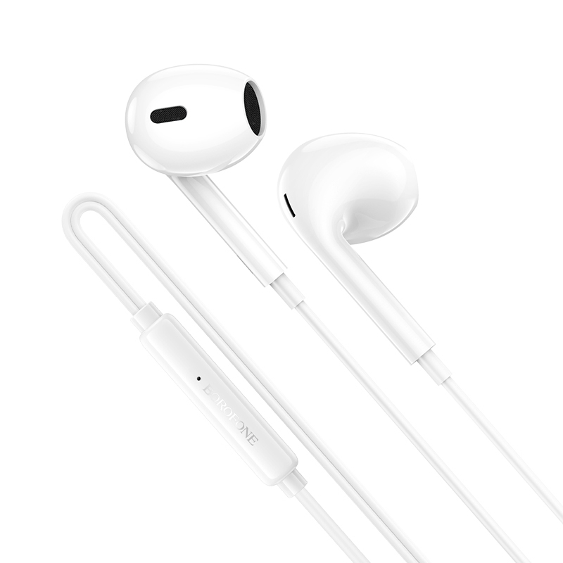 Căști Cu Fir Borofone BM100 Fuente, USB-C Cu DAC, Microfon, Albe - Varianta Standard Care Face Esențialul [3]