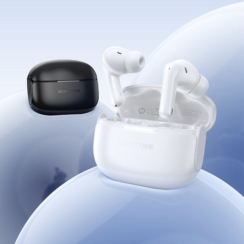 Căști Wireless Bluetooth Borofone TWS FQ9, Albe - Le Scoți Din Carcasă Și Cântă [4]