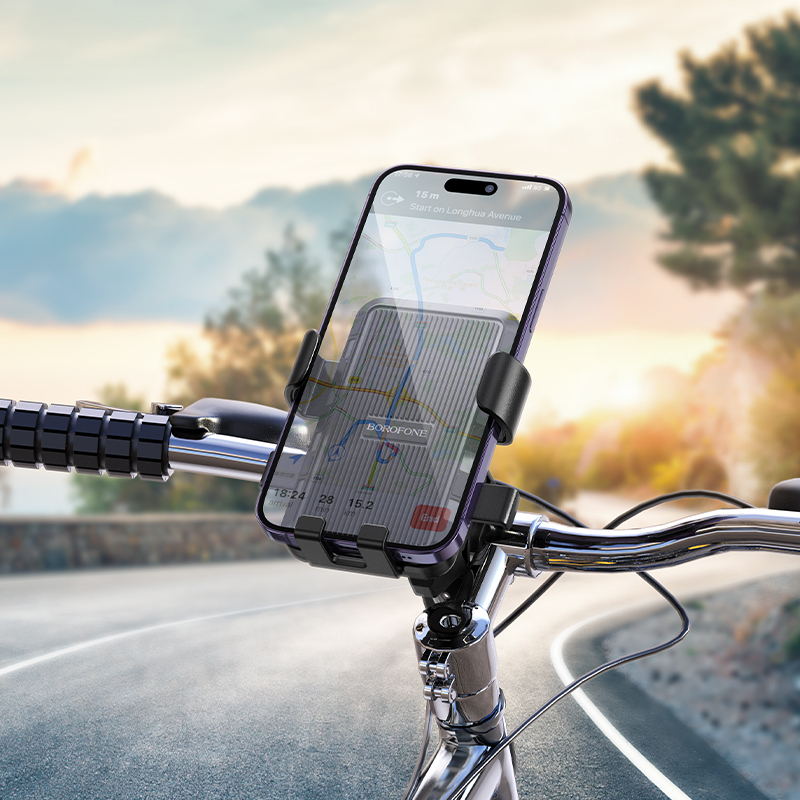Suport telefon bicicletă motocicletă Borofone BH137 Knight negru [7]