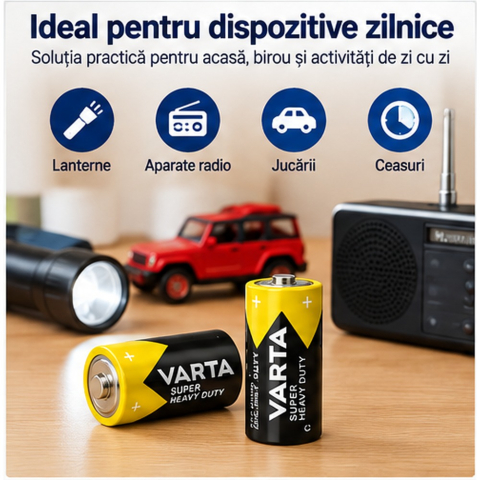 Baterii Varta C R14 set 2 bucati 1.5V [5]
