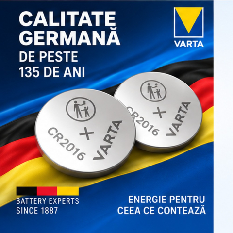 Baterii Varta CR2016 litiu 3V set 2 bucati [5]
