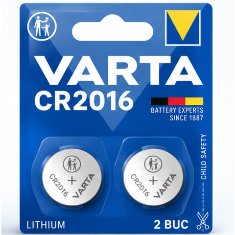 Baterii - Baterii Varta CR2016 litiu 3V set 2 bucati