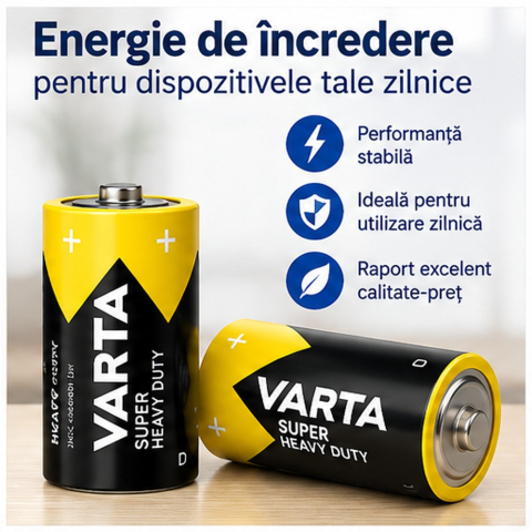 Baterii Varta D R20 set 2 bucati 1.5V [3]