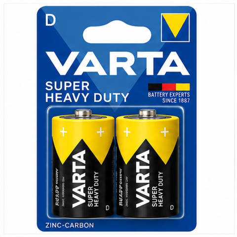 Baterii - Baterii Varta D R20 set 2 bucati 1.5V