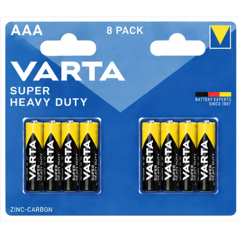 Baterii - Baterii zinc-carbon AAA set 8 bucati 1.5V