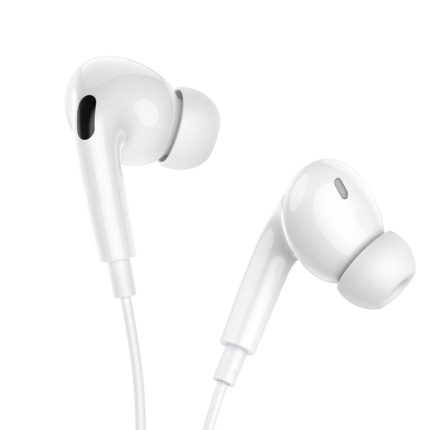 Căști Borofone BM100 Pro Fuente, USB-C Cu DAC, Microfon și Control, Albe - Sunet Corect Pe Orice Telefon [1]