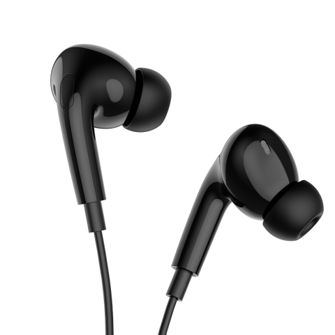 Căști Borofone BM100 Pro Fuente, USB-C Cu DAC, Microfon și Control, Negre - Varianta Sobră A Modelului Pro [1]