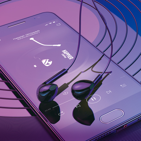 Căști Cu Fir Borofone BM100 Fuente, USB-C, In-Ear, 1,2m, Negre - Drumul Spre Serviciu Sună Mai Bine [2]