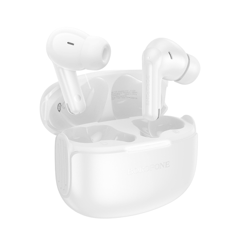 Căști wireless (Bluetooth) - Căști Wireless Bluetooth Borofone TWS FQ9, Albe - Le Scoți Din Carcasă Și Cântă