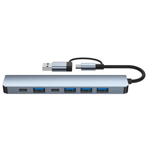 Hub CeruleTree 7 in 1 USB-C argintiu [1]