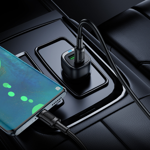 Incarcator auto Borofone BZ34B USB si USB-C 38W cu cablu [3]