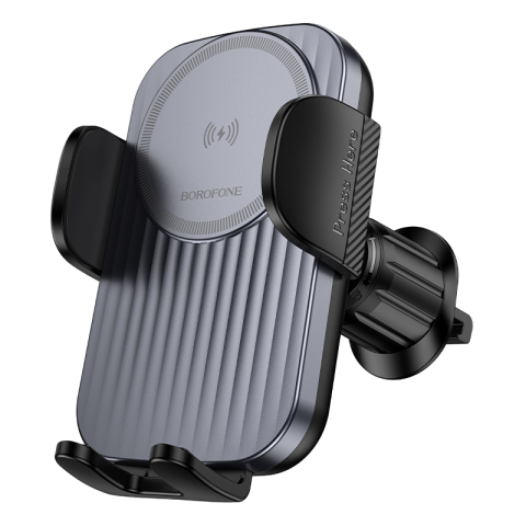 Suporturi auto - Suport auto cu incarcare wireless 15W Borofone BH221