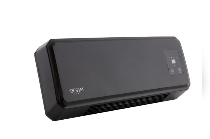 Aeroterma de perete cu display si telecomanda BÖHM BH2000BL, 20–25 m², 1000W-2000W [3]