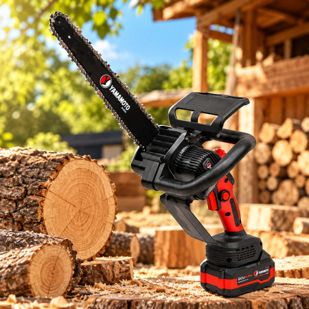 CASA SI GRADINA - ⚡ Mini drujbă YAMAMOTO YBS‑124, 12" – Putere compactă, libertate totală de mișcare