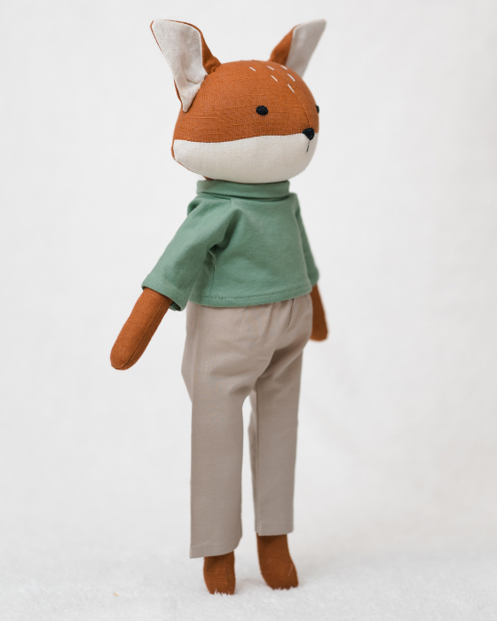 vulpiță-handmade-45cm-bluză-jersey-pantaloni-bumbac [2]