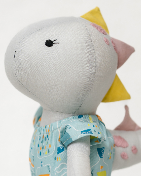 Dino bleu cu hăinuță cu balene [3]