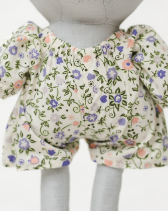 Dino bleu cu hăinuță florală [4]