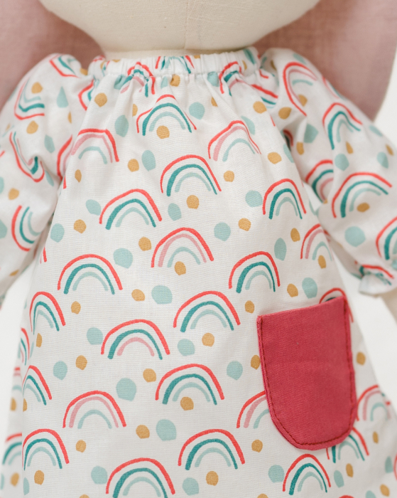 Iepuraș fetiță în rochiță cu curcubeu [4]