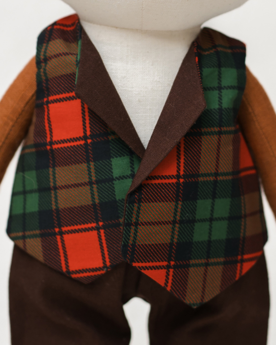 Pui de căprioară artizanal 45 cm - Jucărie handmade din in [4]