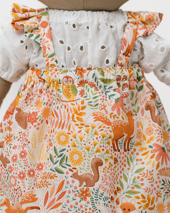 ursulet-handmade-45cm-fustita-florala-imprimeu-padure [3]