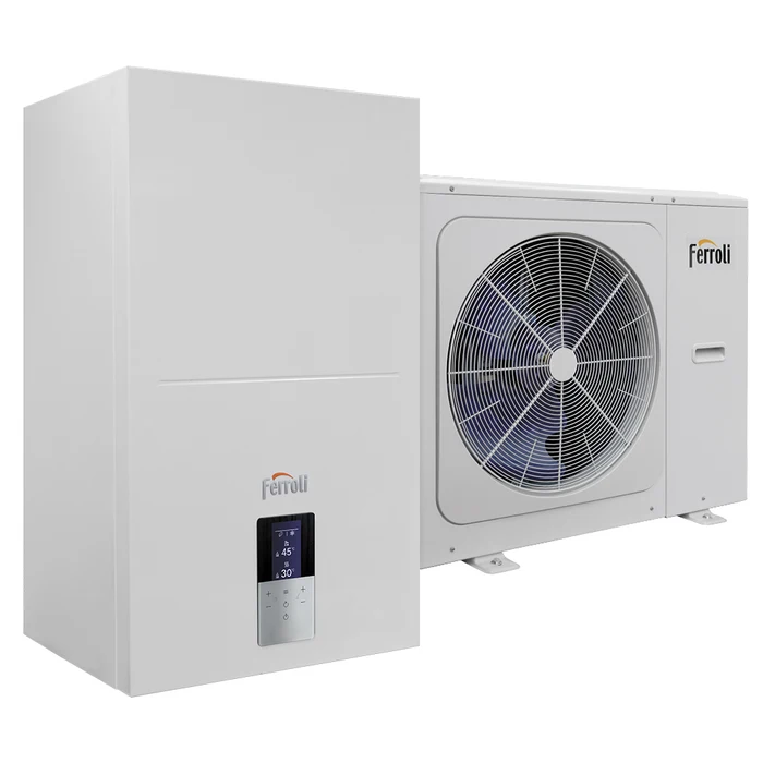 OMNIA S 3.2 - Pompa de caldura OMNIA S 3.2 HI3 8, 8 kw, aer-apa tip split, monofazata, clasa A+++, Full Inverter cu agent frigorific ecologic R32