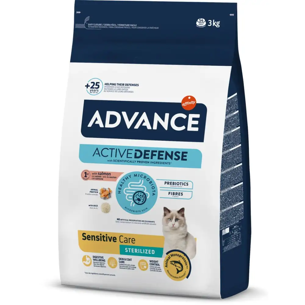 Pisici - Advance Cat Sterilized Somon Sensitive, 3 kg